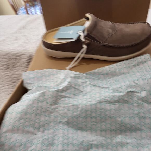 NIB REVITALIGN Siesta Slide Nubuck Mule, Fossil Men's 11.5 Wide - Picture 4 of 7